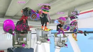 【スプラトゥーン３】プレイ記録170_ガチアサリ_バレルスピナー