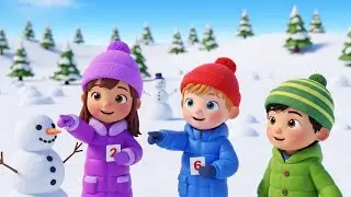 Christmas Snowman Counting Song for Kids | Numbers Song, Baby Songs & Nursery Rhymes ⛄🎄