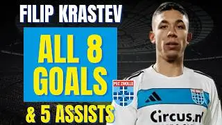Filip Krastev - ALL 8 GOALS & ASSISTS FOR PEC ZWOLLE | Skills & Highlights