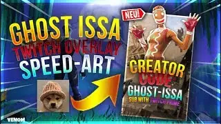 Ghost Issa TWITCH Overlay Speed-Art! @Issa #GhostIssa