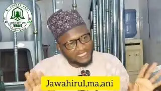 JAWAHIRUL MA'ANI SHIEKH LAWAN ABUBAKAR SHUAIB TRIUMPH