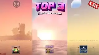 TOP 3 BEST SHADER MCPE 1.21+||AESTHETIC & REALISTIC|| NEWB