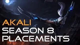 Nuclear Akali Build | Mid Lane | Season 8 Placements Game 2
