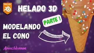 Helado 3D: Modelando el Cono 🍦 || Parte 1 (Tutorial Blender)