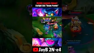 Mobile Legends Helcurt Starlight Skin June 2024 - Helcurt Dream Prowler #mobilelegends