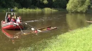 Film&Foto Media Spelle News Boot kentert in Rheine und treibt bis nach Salzbergen