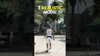 Top 3 Realistic GTA 5 Mods 🔥 #gta5mods #gta5 #gta5shorts