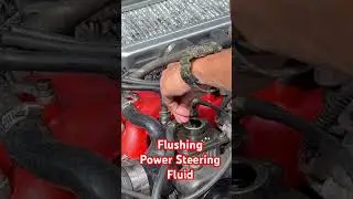 Flushing Power Steering Fluid #highlights #automobile #subaruadventureon #subarugc8 #mechanic