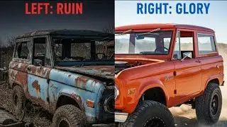 ASMR Car Restoration | 1972 Ford Bronco &ndash; Abandoned into Off-Road Legend