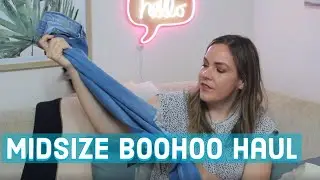 Boohoo Wardrobe Staples Try On | Midsize Clothing Haul Size 14