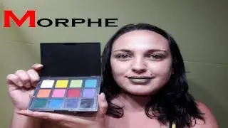 Morphe 12P Picasso Eyeshadow Palethe swatches. (First impression)