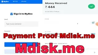 Payment Proof Mdisk.me || Best Online Money Making Site