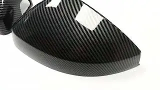 For 13-2020 AUDI A3 S3 8V RS3 Mirror Cover Caps Carbon Look W/ Lane Assist mc67