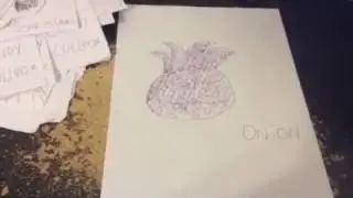 How to Draw Letters #90 - Onion (Letter O)