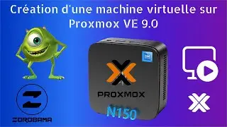 Cr&eacute;ation d'une machine virtuelle sur Proxmox VE 9.0!! #12 (Home Lab)