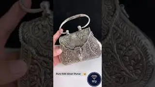 Pure Silver Purse | ladies handbag | ladies purse #puresilver #purse #shorts