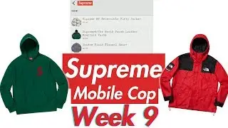 Supreme Week 9 FW18 Manual Checkout - Live Cop (Copping at School) S Logo Hoodie Cop