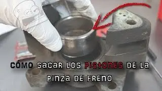 🔧CÓMO sacar los PISTONES de la PINZA de FRENO| (En español) [PetrolheadGarage]