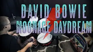 David Bowie - Moonage Daydream Drum Cover #madewithmoises #drumcover  #davidbowie  #glamrock