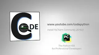 Install PyCharm Community 2019.3