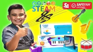 Keelan Try STEAM Toy Shifu Plugo Tunes | Piano Learning Kit | Musical STEAM Toy Keelan Toys Review