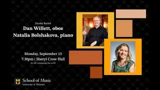 Dan Willett and Natalia Bolshakova Faculty Recital