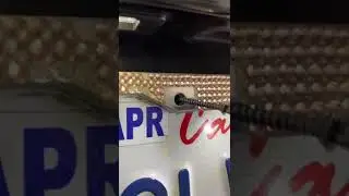 Correct way to screw in license plate