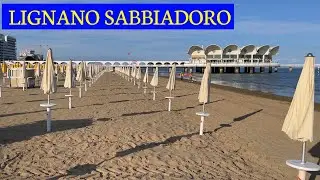 Lignano Sabbiadoro, Italien - Beach Tour