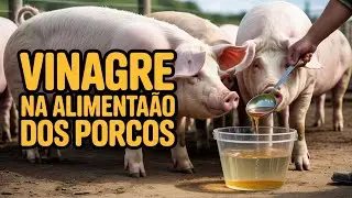 Vinagre na alimentação dos porcos o segredo dos agricultores para um engorda rápida