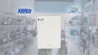 #FREEZER VERTICAL 1 PUERTA 3.5 PIES ^3 #KEEPRITE - MOD. MGWS 90F