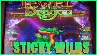JEWEL Of The Dragon Slot Machine ~ Bonus Sticky Wilds