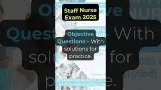 Staff Nurse Exam 2025 eBook | Crack CG Staff Nurse Exam Easily