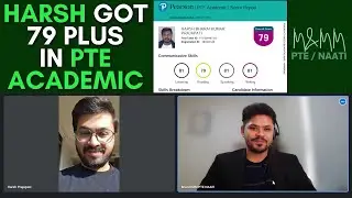 Harsh Got 79 Plus in PTE Academic With One on One Feedback and Online Coaching | M and MM PTE NAATI