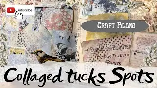 Journal with Ephemera - EASY Collage tuck spots