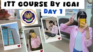 Icai IT TRAINING Day 1 | ICAI IT Training| ITT Vlog Training ICITSS #icai #castudents #itt #ca #vlog