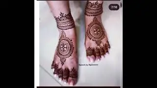 TOP 10 most stylish and elegant feet mehndi design collection by yusra's mehndi design