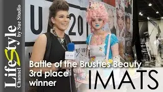 IMATS Battle of the Brushes Beauty - 3rd place winner on LifeStyle Channel