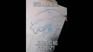 NO CONTROL Z + NEON GENESIS - EVA 01 UNIT BRUSH INKING PROCESS VIDEO