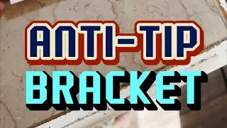 How to install an anti tip bracket to stove