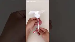 Mini USB fan cool wind DIY craft #handmade #craft #gadgets #shorts #viral