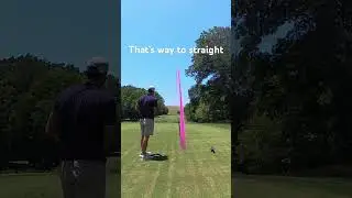 Hit it straight or curve it? #golf #golfer #golfswing #coursevlog #shottracer #bendit #shotshaper