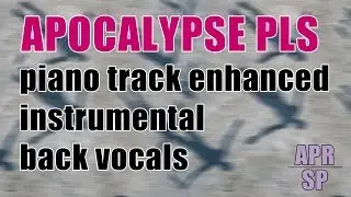 Muse Apocalypse Please - Instrumental w/ back vocals, enhanced piano