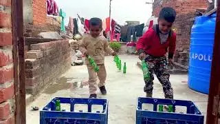 Bottle 🧴 challenge in small baby&rsquo;s || badaun 3starprank challenge video || badaun boys || 