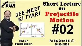 IMPORTANT QUESTIONS FROM PROJECTILE MOTION | SHORT PHYSICS VIDEOS | NEET | CBSE | JEE | MOTION