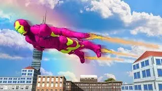 Flying Iron Hero City Survival Iron Hero City Crime Android Gameplay