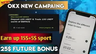 Okx Exchange Campaign | Okx Space Campaign  | Okx New Campaing #cryptotips&trick