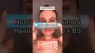 Nutricentials Pumps Hyaluronic Acid + B5 💧 #cosmeticscience #skincare #haircare #nailcare #makeup