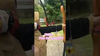 still learning 😁😁....bare bow 36 lbs with 20 m distance #jangkauanluas #myarcheryactivity #trending