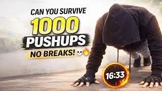 1000 Pushups In A Row | Hardest Challenge of My Life 💪🔥