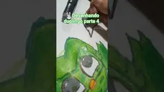 Desenhando duoligo parte 4 #cute #audio #music #art #duolingo